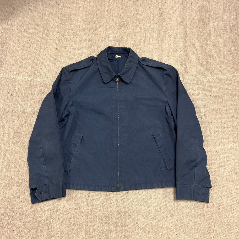 Vintage US Air Force Lightweight Jacket Mens Small Blue 1960s USAF